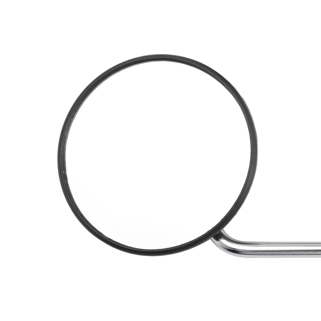 Pair Round Black Mirrors for Piaggio Vespa Scooter (Universal Fit)