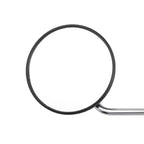 Pair Round Black Mirrors for Piaggio Vespa Scooter (Universal Fit)