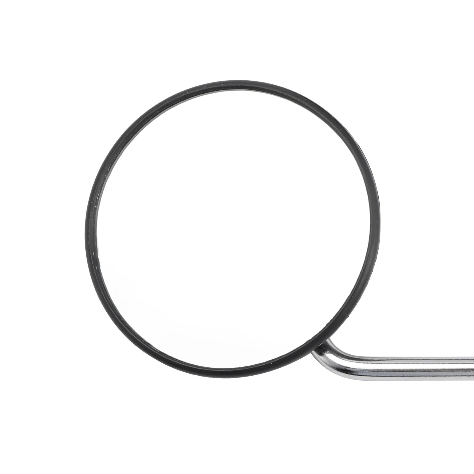 Pair Round Black Mirrors for Piaggio Vespa Scooter (Universal Fit)