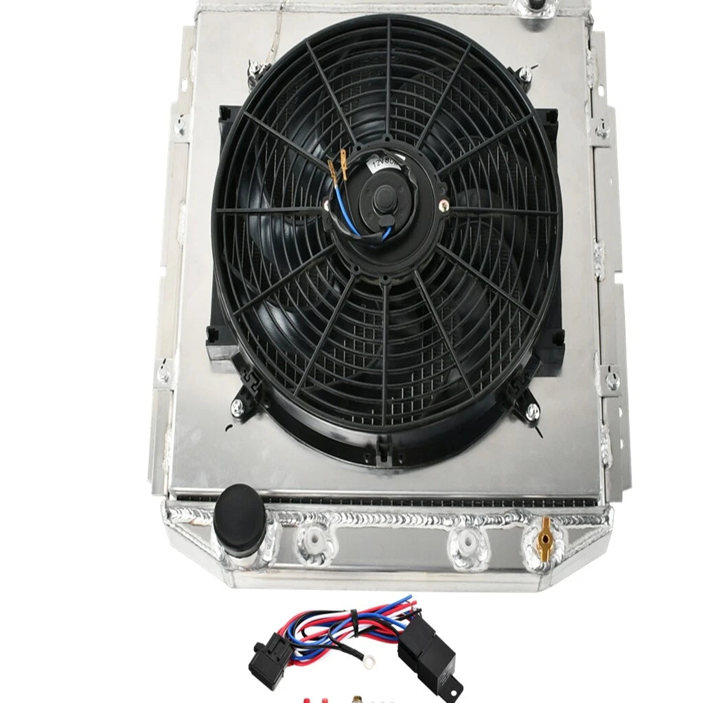 3 Row Radiator + Shroud Fan for Ford Falcon (1960–1965) & Mustang (1965–1966)