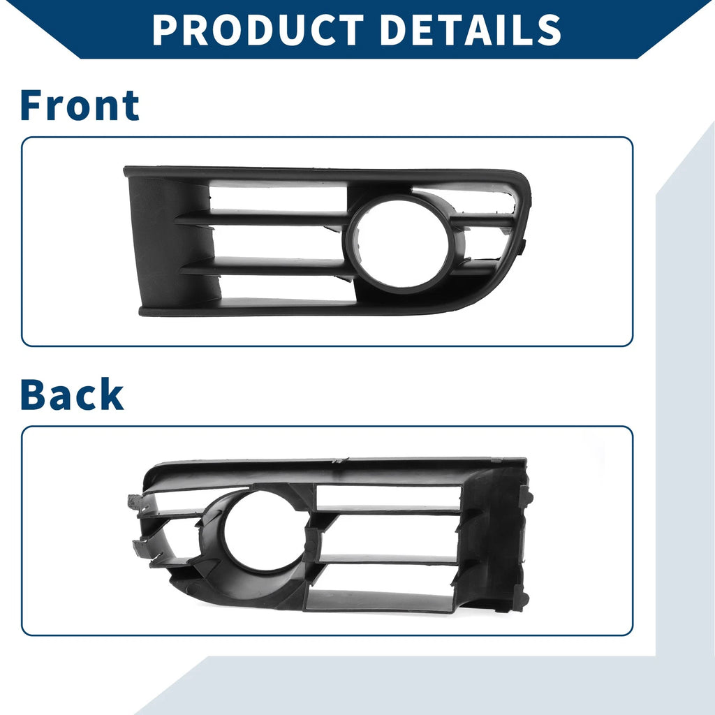 1pc Front Left Fog Light Grill for Volkswagen Polo (2002–2005) No. 6Q0853665