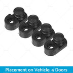Set of 4 Door Switch Cover Rubber for Nissan Patrol GQ Y60 (1988–1997)
