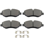 Front Rear Brake Pads for Dodge Sprinter 2500, Freightliner Sprinter 2500 (2007–2018)
