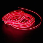 2M Red LED Interior Atmosphere Light Strip for Car