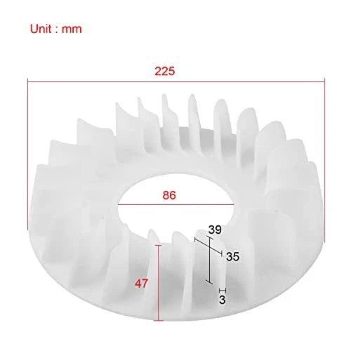 Cooling Engine Fan for GX610 GX620 GX670 (19511 ZJ1000)