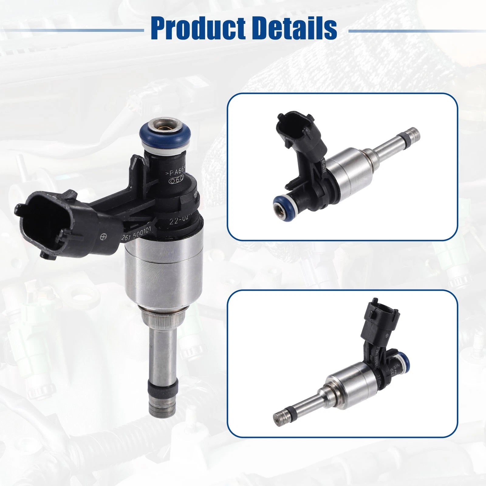 Set of 4 Fuel Injector Nozzles for Hyundai Accent 1.6L (2012–2017) NO.353102B130