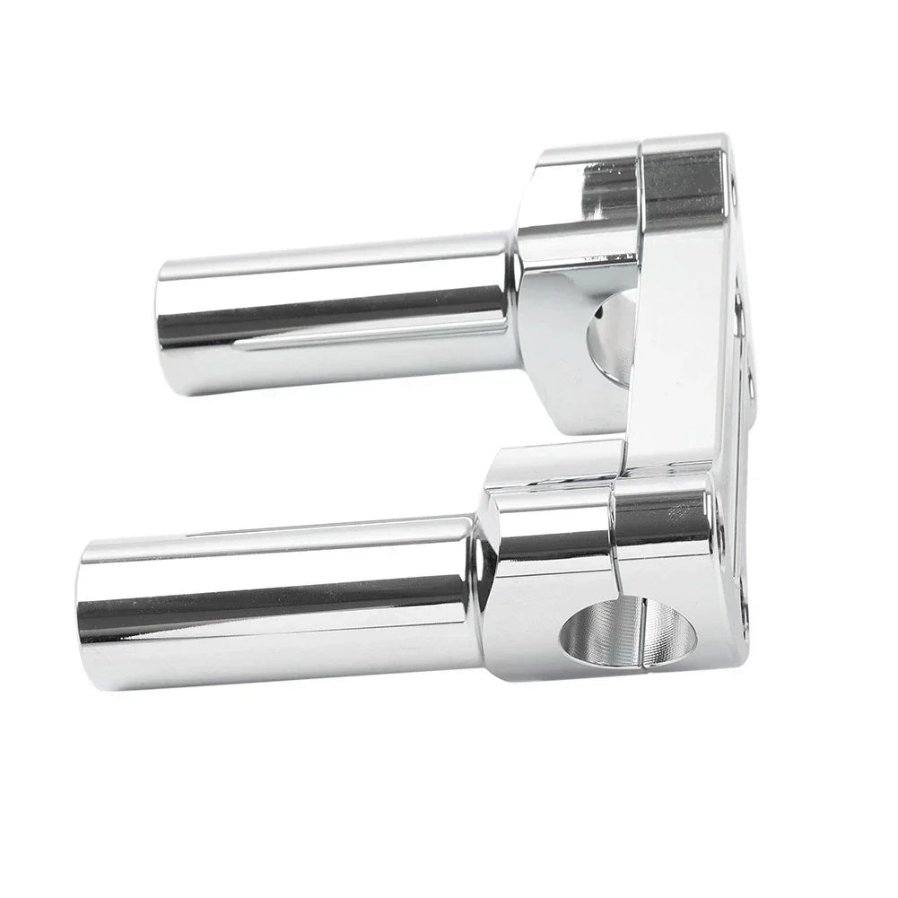 4" Chrome Handlebar Riser 1" Top Clamp for Harley Road Glide Softail (2001-2023)