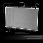 Aluminum Replacement Radiator for Toyota Highlander Hybrid (2008–2010) DPI 13066