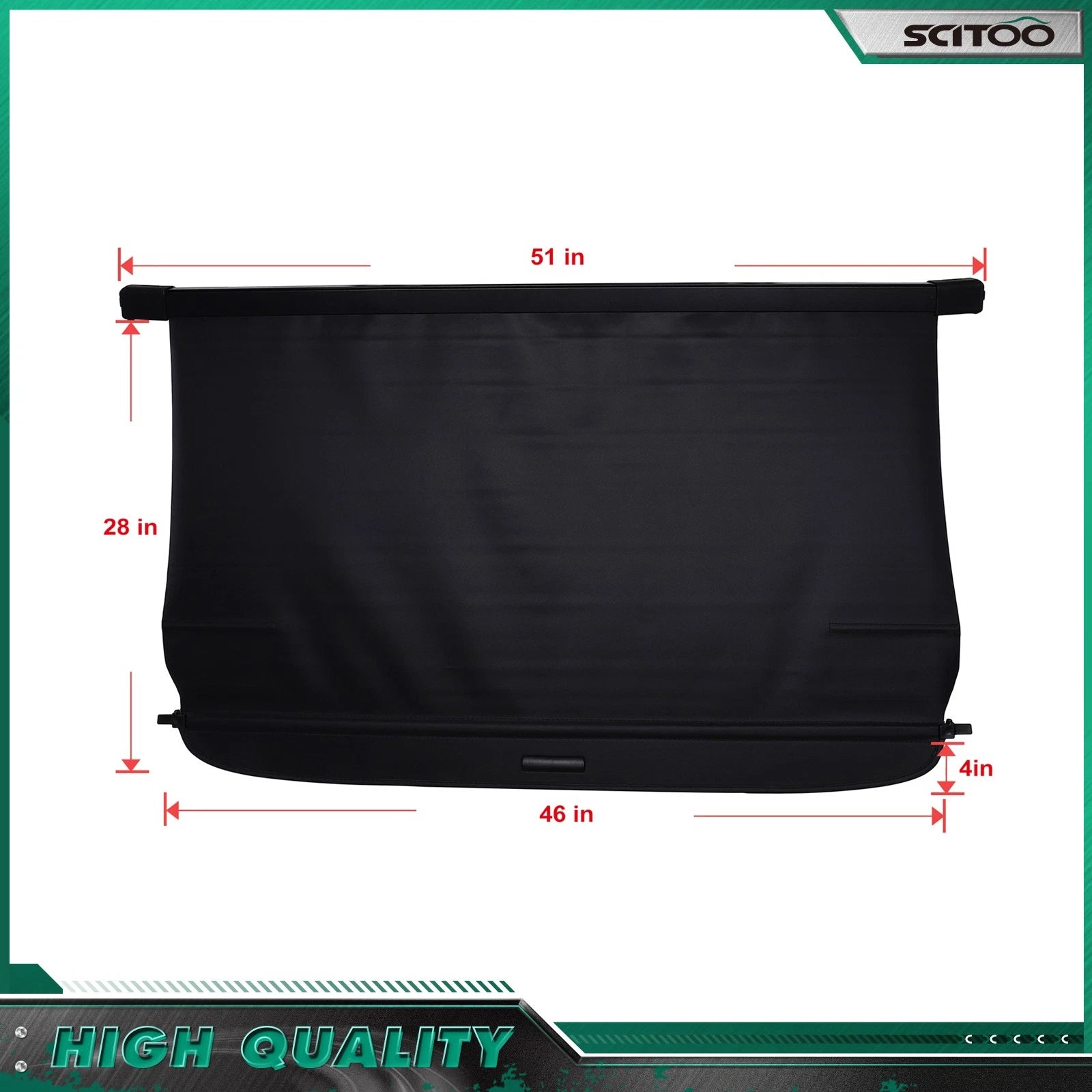 Tonneau Privacy Shield Cargo Cover for Jeep Patriot (2007–2017)