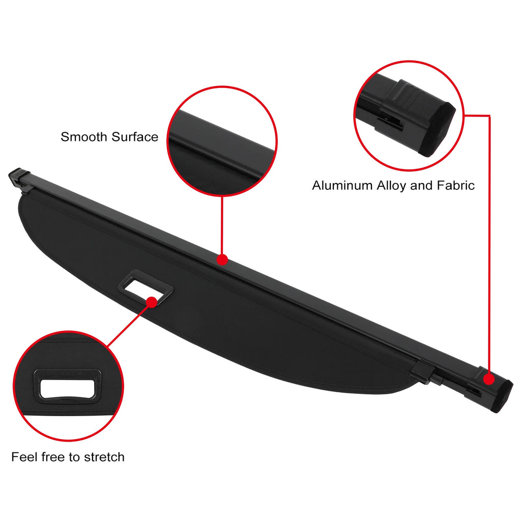 Retractable Rear Cargo Security Trunk Cover for Kia Niro (2017–2022)