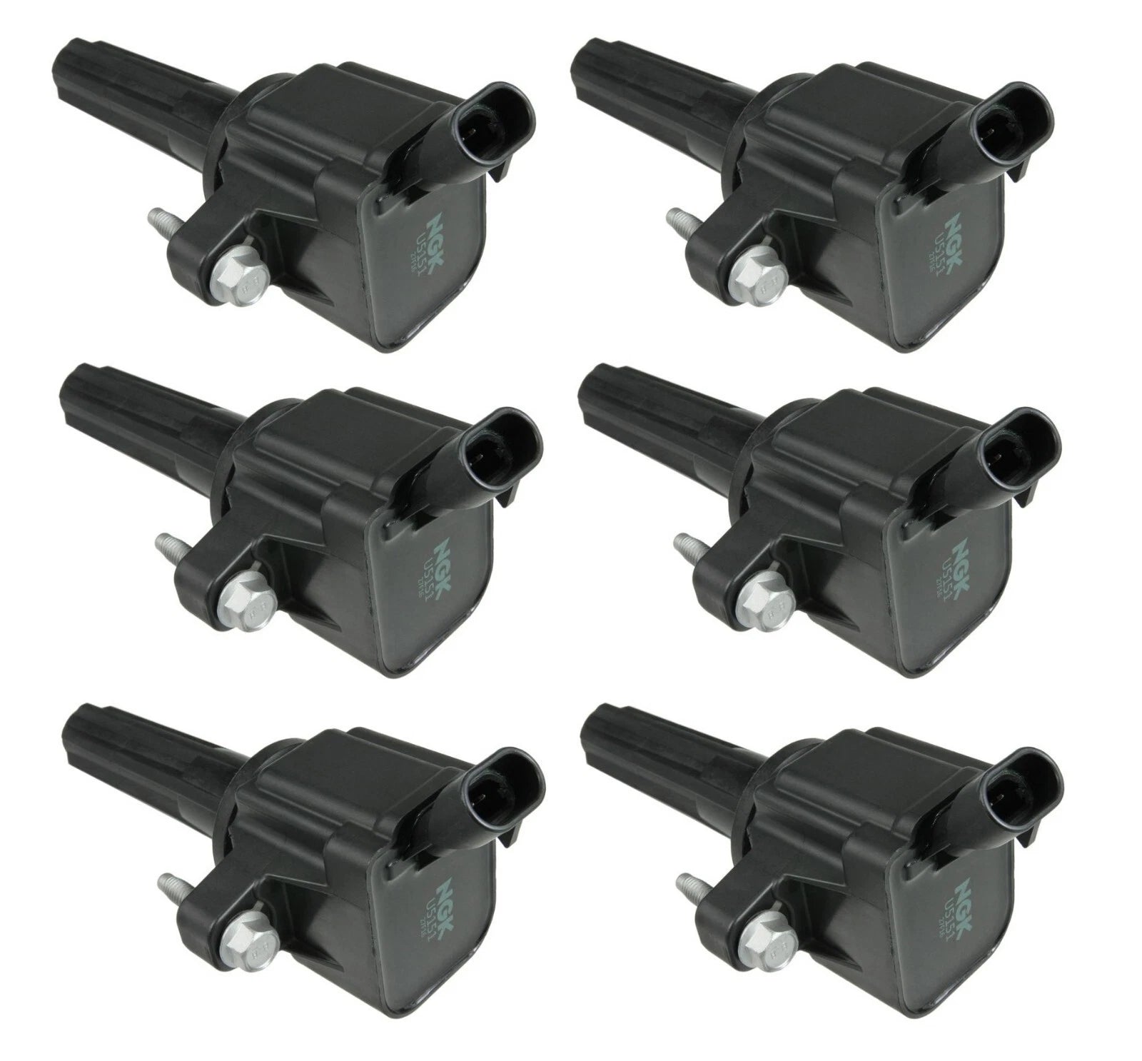 Set of 6 NGK Ignition Coils COP for Buick Chevrolet GMC Isuzu Saab 4.2L L6