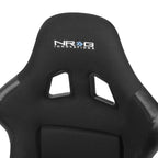 NRG Innovations FRP-311 Black Woven Fixed Back Bucket Racing Seat for Universal (2010–2023)