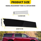 Set of 4 Door Applique Trim for Cadillac Escalade ESV (1/2/6X) Black