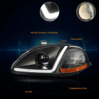 Driver Side Projector Headlight Lamp for Honda Odyssey (2014–2017)