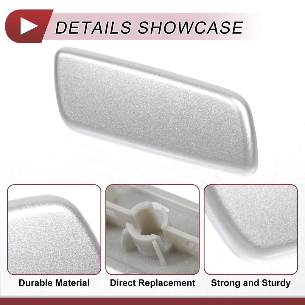 Front Right Washer Nozzle Cover Cap for Lexus RX350 (2010–2013) 1 Pcs Silver Tone