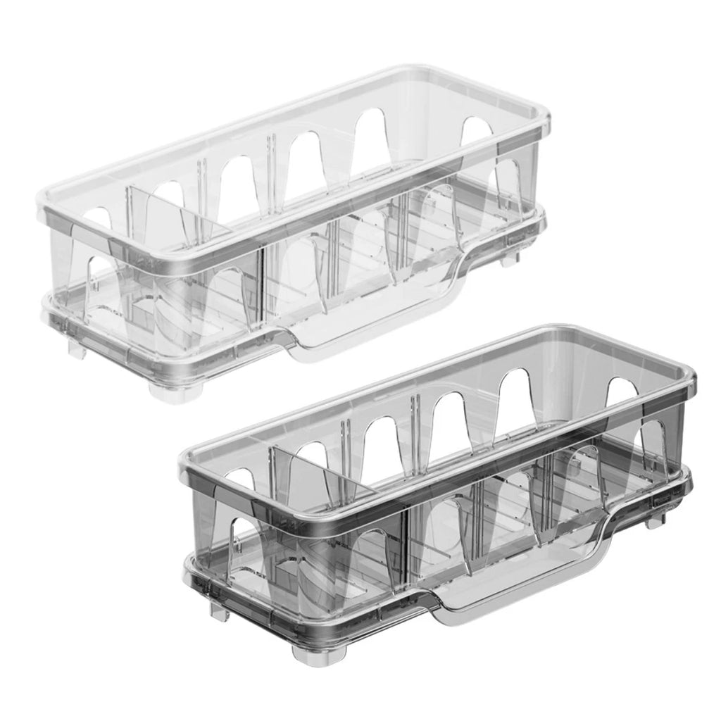 Sleek Sink Caddy Organizer with Drip Tray for Sponges