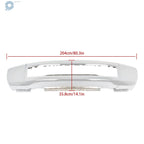 Chrome Split-Type Steel Front Bumper for Ford F-250 F-350 (2017–2019)