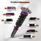 Coilovers for BMW E46 320i 325i 330i (2001–2005) - Struts Suspension Kit