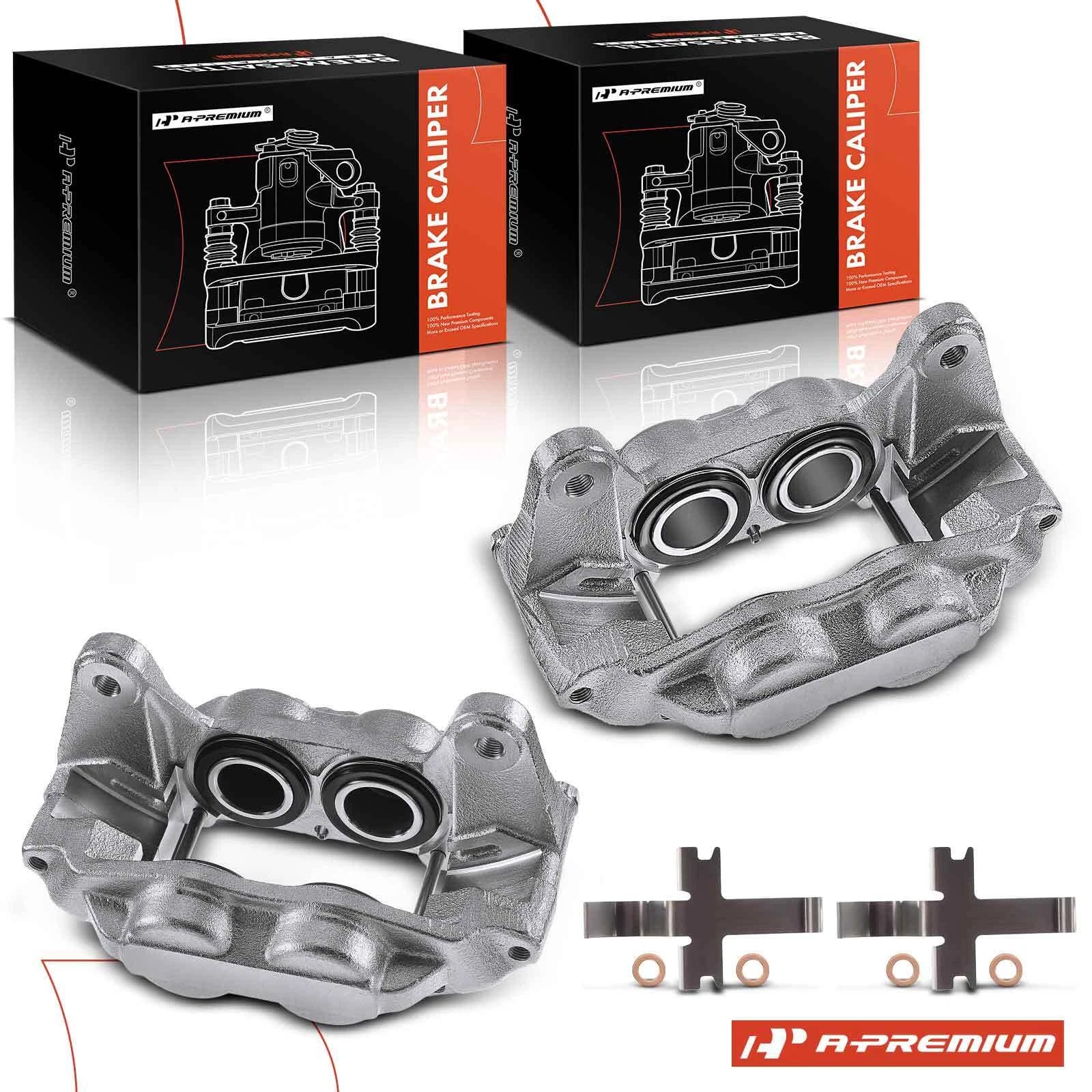 Pair Front Brake Calipers for Subaru Impreza WRX (2006–2007)
