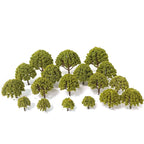 52Pcs Trees for Multiple Models O HO N Scale Railway Wargame