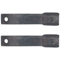 2X W43048 Flat Offset Blades 21.750" x 4.000" for John Deere Rotary Cutters