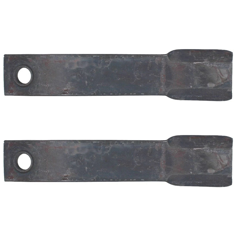 2X W43048 Flat Offset Blades 21.750" x 4.000" for John Deere Rotary Cutters