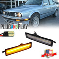 Clear Lens Amber LED Side Marker Lights for BMW E30 E34 (1982–1996)