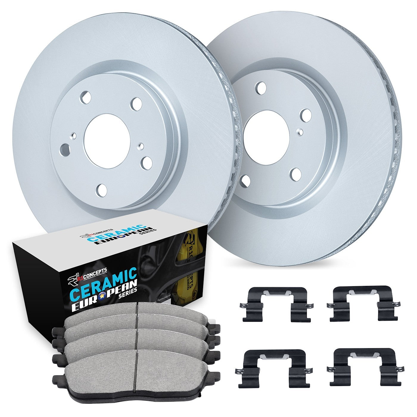 2X Brake Disc and Pad Kit Set for MB Mercedes