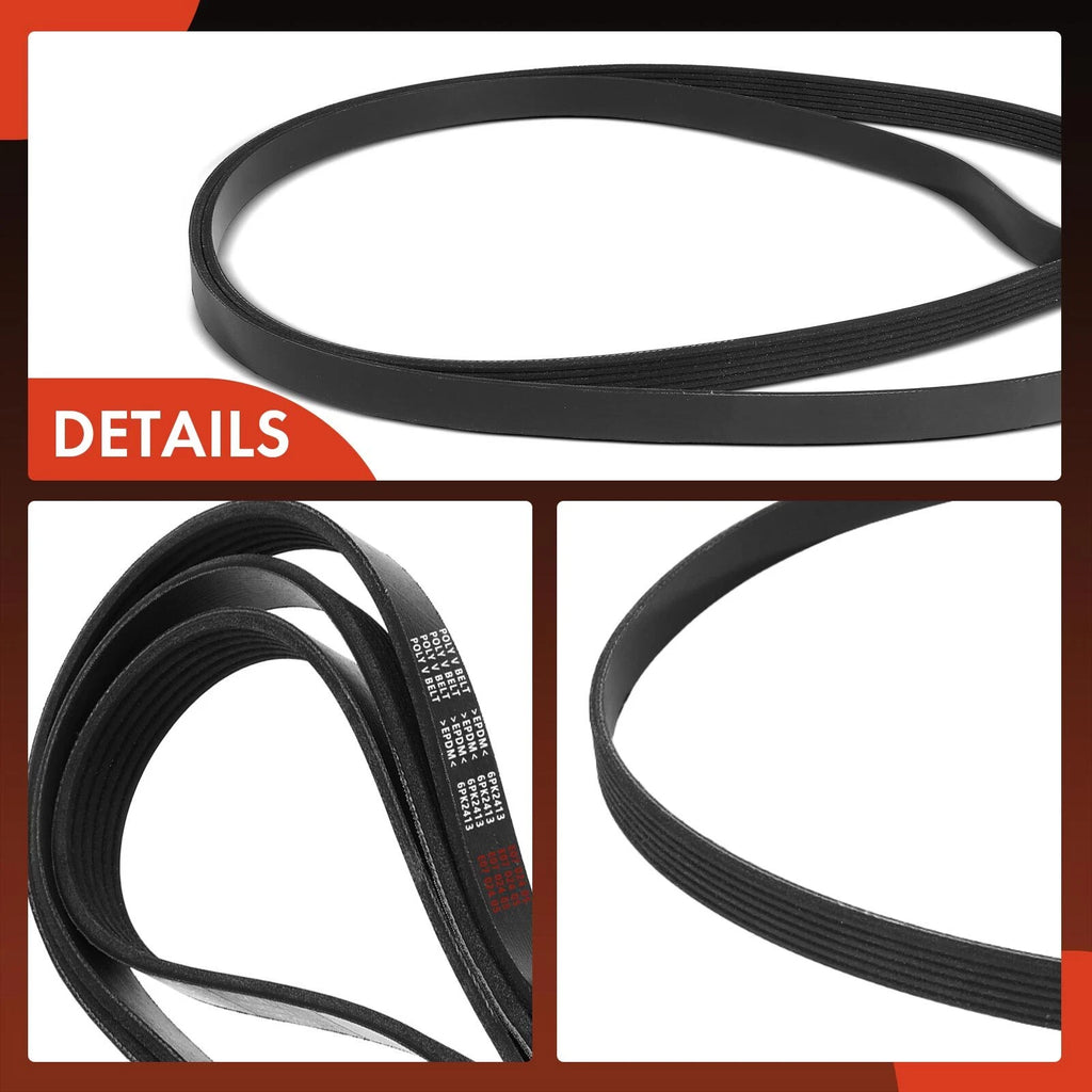Serpentine Belt for Chevy Silverado 1500, Tahoe (2005–2013, 1996–2000)
