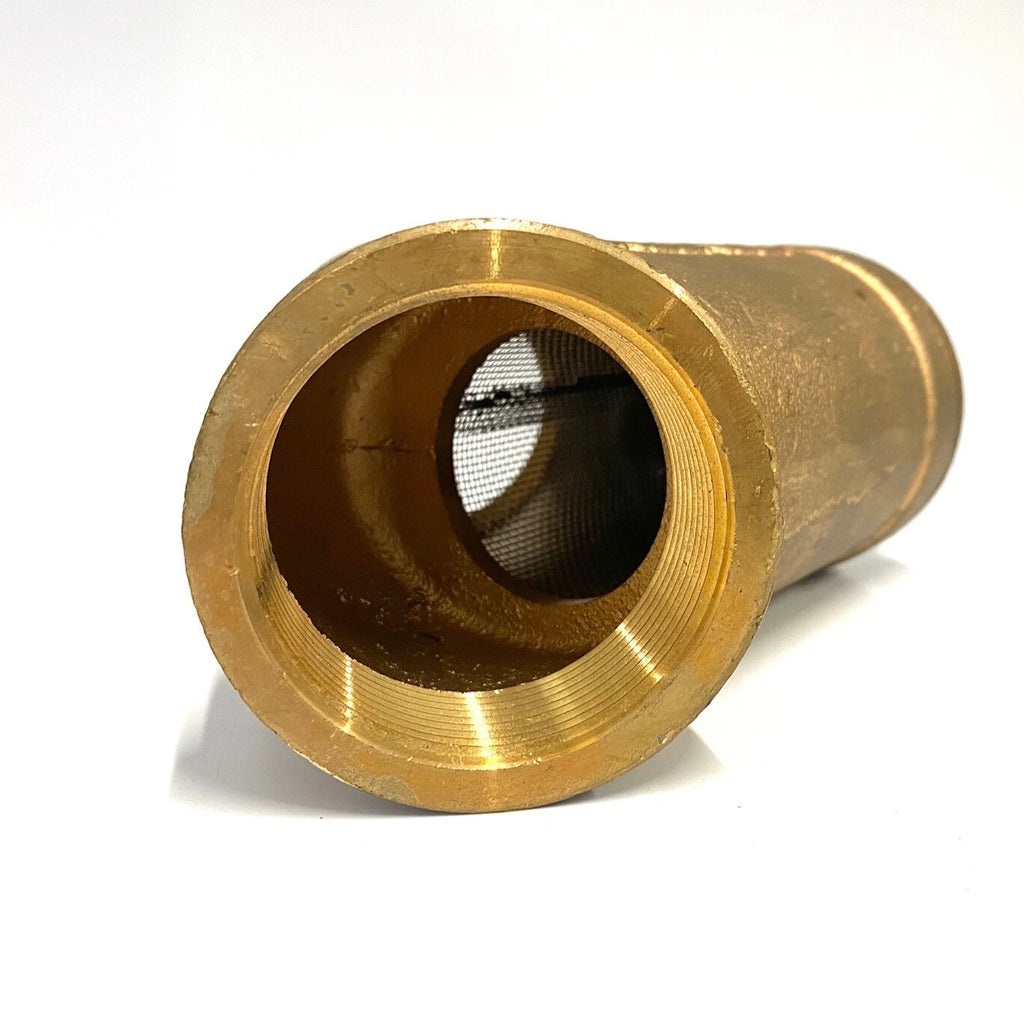 Keckley Style F7 "Y" Strainer for 2" Pipe (Cast Bronze, Stainless Steel Screen)