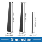 Door Pillar Window Trim for Mitsubishi Lancer (Carbon Fiber, Black)