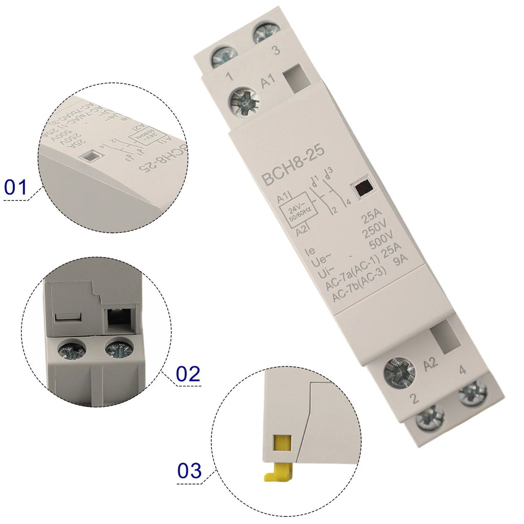 Electrical Control with Compact Contactors 25A for