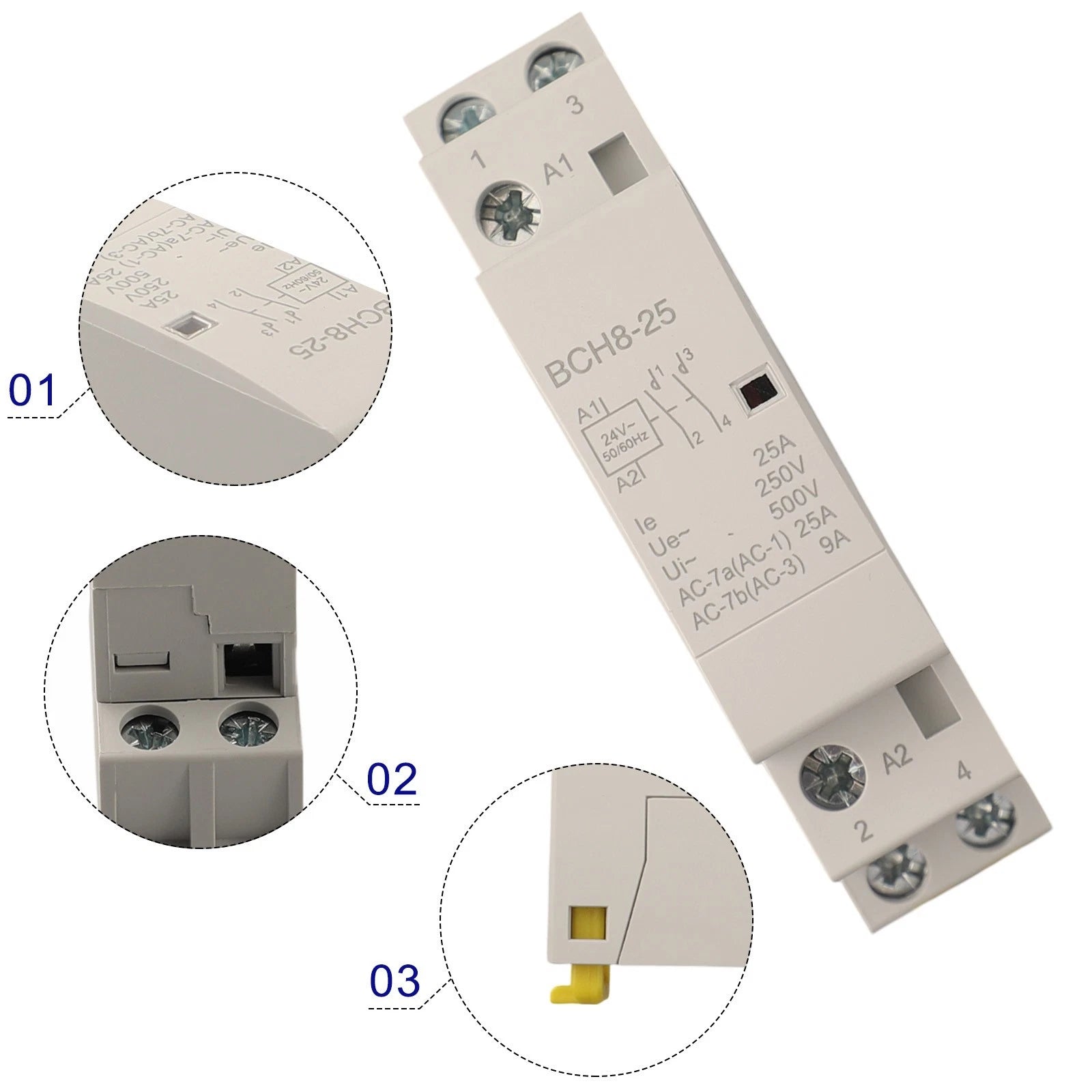Electrical Control with Compact Contactors 25A for