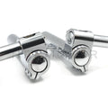 Adjustable 10" Chrome Clip Splitter Handlebars for Harley Dyna FXR Sportster