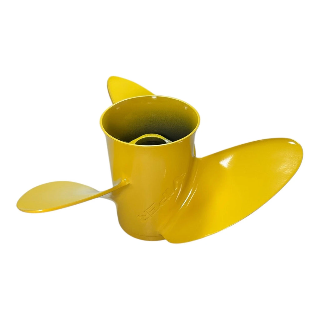 3X 14 3/4 x 16 RH Yellow SS Propeller for Evinrude Johnson (763912)