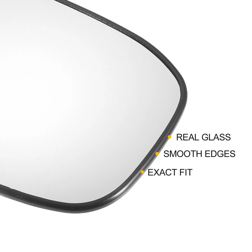 Pair Heated White Mirror Glass for Honda Accord (2003–2007)