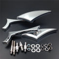 Chrome Blade Mirrors for Suzuki Savage Intruder Volusia Boulevard GSXR Hayabusa