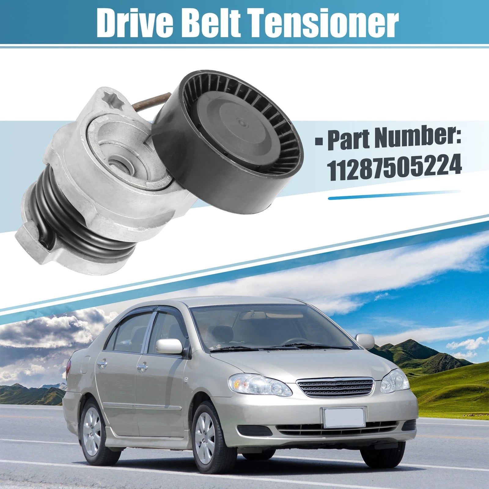 Belt Tensioner Pulley No. 11287505224 for BMW 545i (2004–2011)