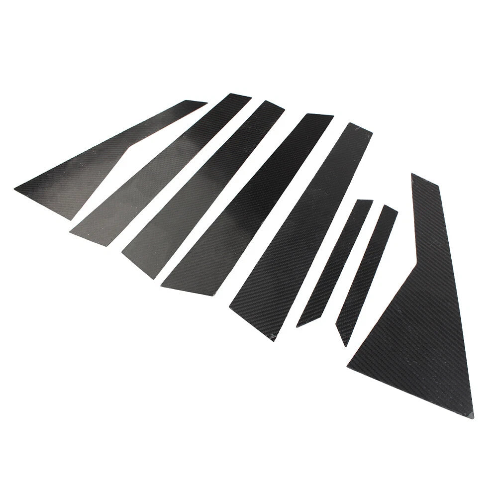 Set of 8 B Pillar Post Cover Trim for Porsche Cayenne (2018–2021)