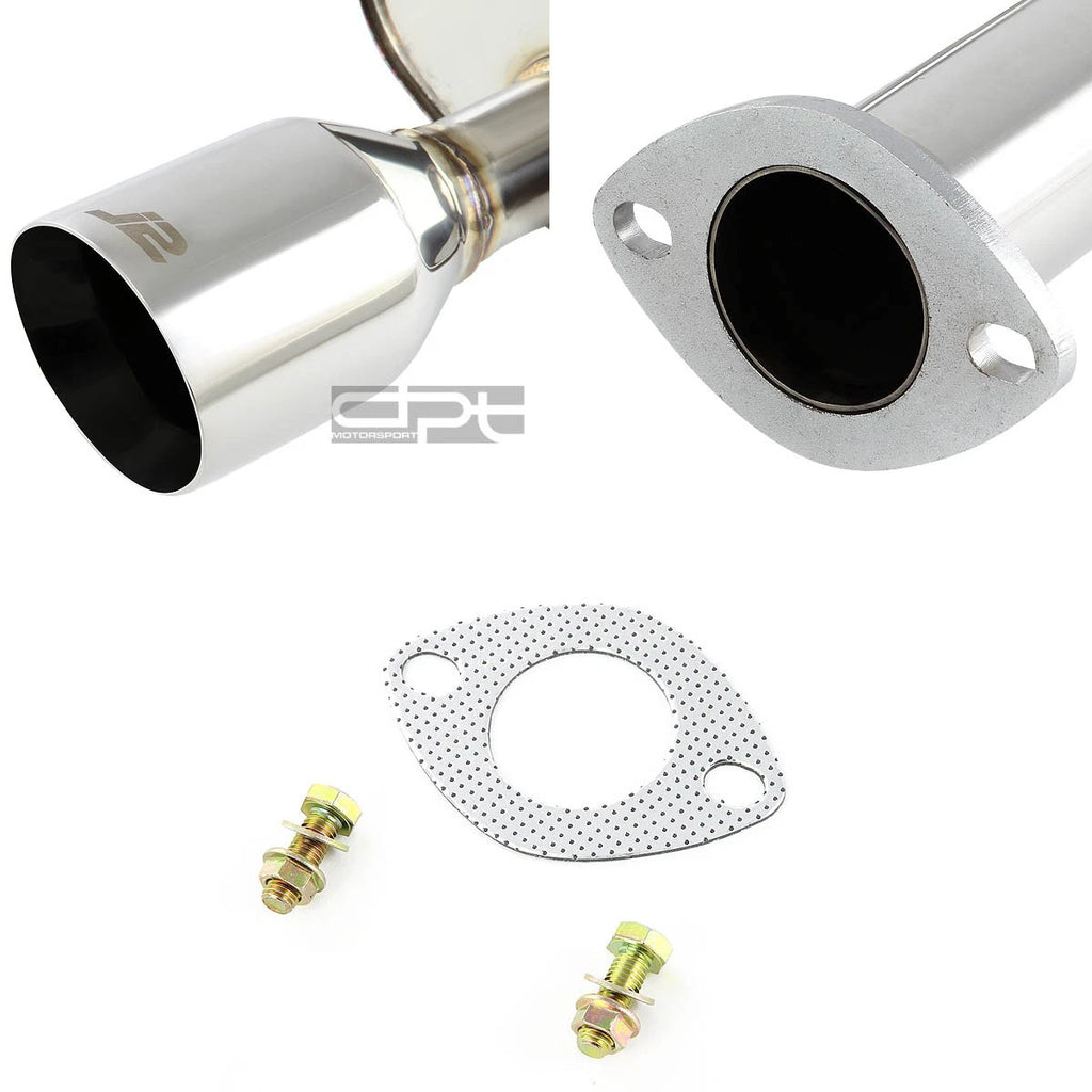 Stainless Cat/Axle Back Exhaust Piping for Toyota Prius (2010–2015) 4" Tip