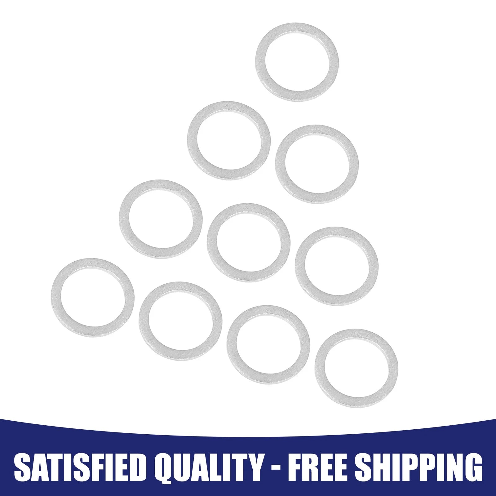 Set of 10 Oil Drain Plug Gaskets for Toyota