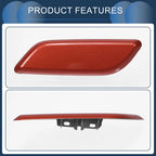 Front Left Washer Nozzle Cover for Honda Accord VIII 2011-2013 Red 1 x