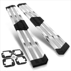 J2 10" Ridged Step Pad Running Board Chrome for Silverado/Sierra (2007–2019)