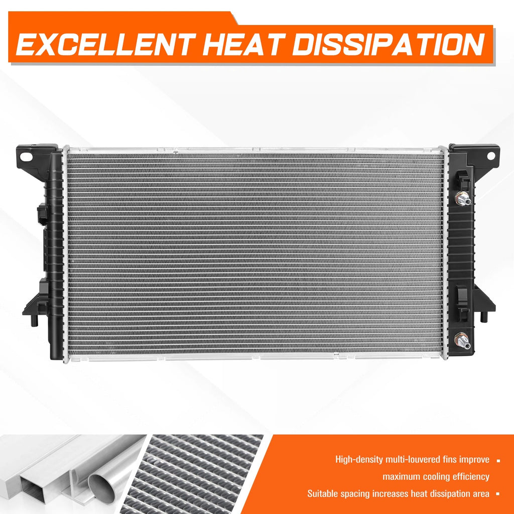Aluminum Cooling Radiator for Ford Expedition F-150 Mark LT Navigator (2011–2017) DPI-13228