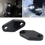 Black Oil Cooler Block Off Plate w/ Gasket for Suzuki Hayabusa GSX1300R (1999–2020)