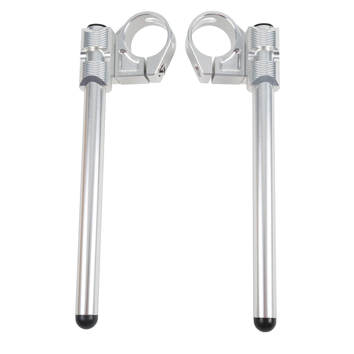 46mm Handle Bar Clip On for Kawasaki Ninja ZX6R ZX9R (1998–2002) Silver