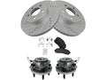Front Brake Pad, Rotor & Wheel Hub Kit for Mazda B4000 (2003–2009) PD613CS