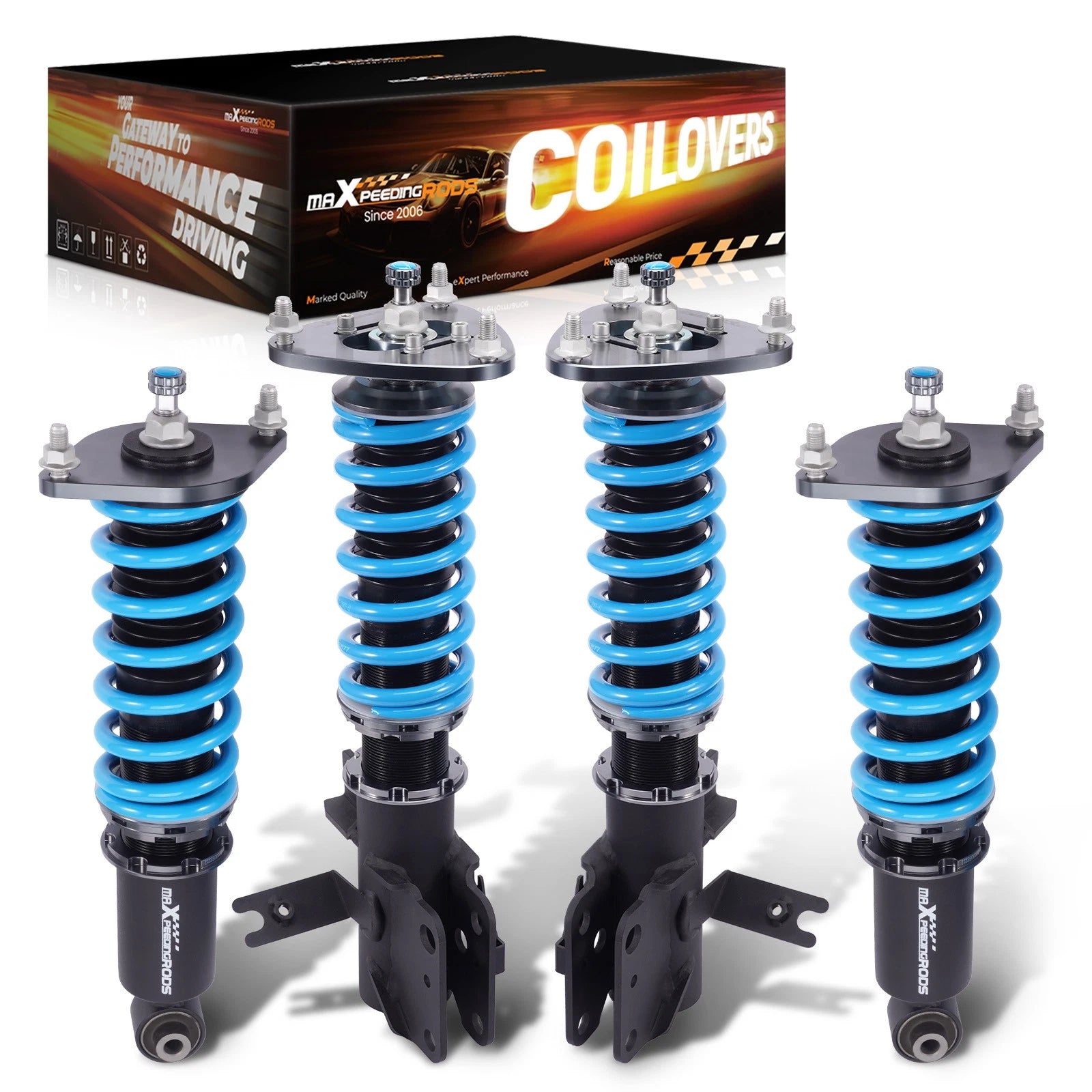 24 Way Adjustable Coilover Shock Lowering Kit for Subaru WRX (2022-2025)