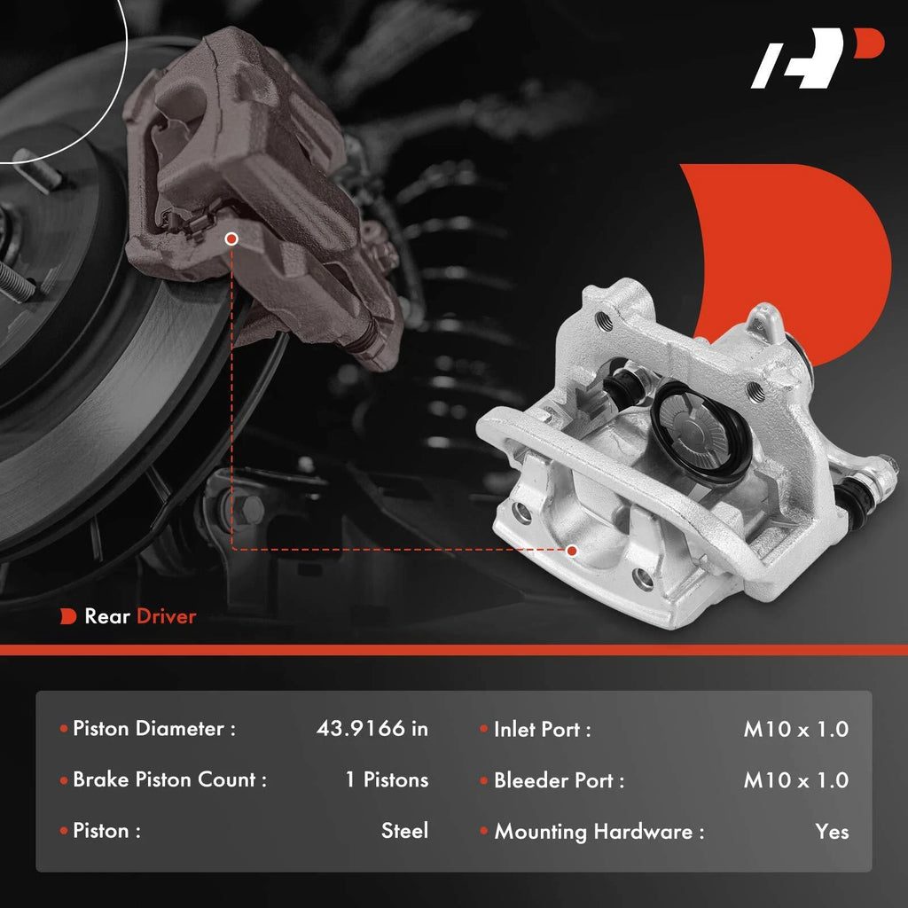 Rear Driver Brake Caliper for Mercedes GL450 GLS550 GLS63 ML350 (2007–2019)