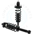 Set of 2 Rear Shocks Struts with Coil Spring for Dodge Journey (2009–2010)